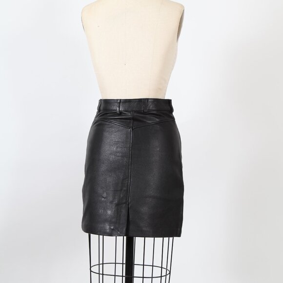 Whet Blu Maddie Leather Pencil Skirt - Picture 2 of 8